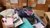 FULL PALLET OF HOMEWARE CONTAINING BATH MATS, CUSHIONS, CHAIR COVERS AND FLEECE BLANKETS ETC