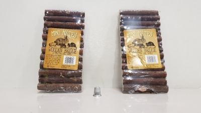 360 X BRAND NEW MINI MATES WOODEN BRIDGE