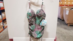 30 X BRAND NEW SPANX PUSH UP SNAKE PRINT TANKINI SIZE XLARGE RRP $34.99