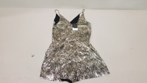 20 X BRAND NEW TOPSHOP GOLD DRESS SIZE 6