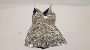 20 X BRAND NEW TOPSHOP GOLD DRESS SIZE 6