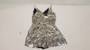 20 X BRAND NEW TOPSHOP GOLD DRESS SIZE 6