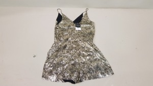 20 X BRAND NEW TOPSHOP GOLD DRESS SIZE 6