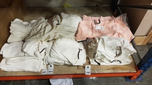 70 + PIECE CLOTHING LOT CONTAINING NEXT SHORT SLEEVED ZIPPED TOPS