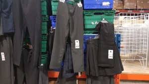 £400 MIN RETAIL VALUE OF CHILDRENS PANTS IN VARIOUS STYLES AND SIZES IN 5 TRAYS (NOT INCLUDED)