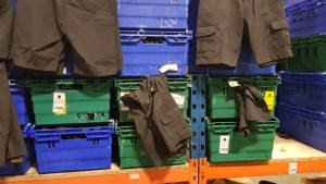 £400 MIN RETAIL VALUE OF CHILDRENS PANTS AND SHORTS IN VARIOUS STYLES AND SIZES IN 5 TRAYS (NOT INCLUDED)