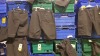£400 MIN RETAIL VALUE OF CHILDRENS PANTS AND SHORTS IN VARIOUS STYLES AND SIZES IN 5 TRAYS (NOT INCLUDED)