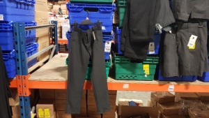 £400 MIN RETAIL VALUE OF CHILDRENS PANTS AND SHORTS IN VARIOUS STYLES AND SIZES IN 5 TRAYS (NOT INCLUDED)