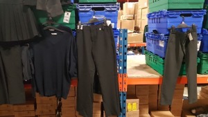£400 MIN RETAIL VALUE OF CHILDRENS PANTS IN VARIOUS STYLES AND SIZES IN 5 TRAYS (NOT INCLUDED)
