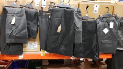 £400 MIN RETAIL VALUE OF CHILDRENS PANTS AND SHORTS IN VARIOUS STYLES AND SIZES IN 5 BOXES