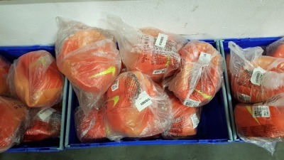 10 X BRAND NEW NIKE MERCURIAL ORANGE BALL SIZE 5