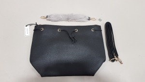 24 X BRAND NEW LALANA FAUX FUR HANDLED BAG