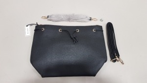 24 X BRAND NEW LALANA FAUX FUR HANDLED BAG