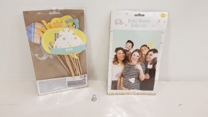 216 X BRAND NEW BABY SHOWER SELFIE KIT