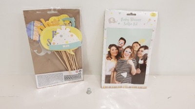 216 X BRAND NEW BABY SHOWER SELFIE KIT