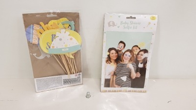 216 X BRAND NEW BABY SHOWER SELFIE KIT