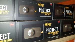 8 X BRAND NEW STAINLESS STEEL VAN VAULT LOCKIT (INCLUDES 3M MATERIALS) - PICK LOOSE