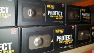 8 X BRAND NEW STAINLESS STEEL VAN VAULT LOCKIT (INCLUDES 3M MATERIALS) - PICK LOOSE