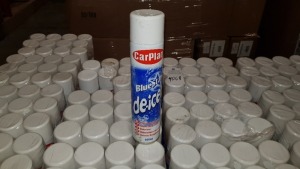 60 X BRAND NEW CARPLAN BLUESTAR 600ML DE-ICER - IN 5 CASES