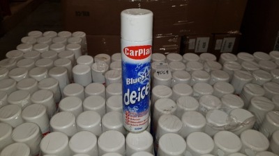60 X BRAND NEW CARPLAN BLUESTAR 600ML DE-ICER - IN 5 CASES