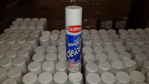 60 X BRAND NEW CARPLAN BLUESTAR 600ML DE-ICER - IN 5 CASES