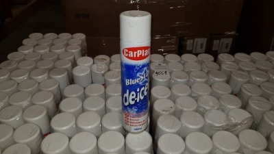 60 X BRAND NEW CARPLAN BLUESTAR 600ML DE-ICER - IN 5 CASES