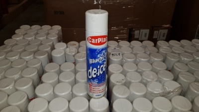 60 X BRAND NEW CARPLAN BLUESTAR 600ML DE-ICER - IN 5 CASES