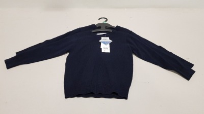 £400 MIN RETAIL VALUE OF CHILDREN'S JUMPERS IN BLUE IN VARIOUS SIZES IN 4 BOXES