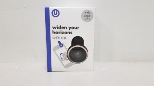 160 X BRAND NEW WIDE ANGLE SELFIE CLIP LENS IN 5 BOXES