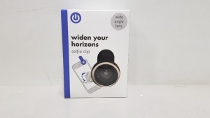 160 X BRAND NEW WIDE ANGLE SELFIE CLIP LENS IN 5 BOXES