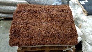 6 X BRAND NEW CHOCOLATE CLOUD SOFT SHAGGY RUG 120 X 170 CM