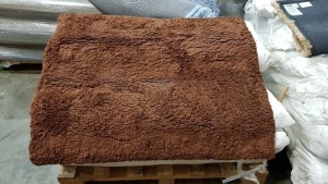 5 X BRAND NEW CHOCOLATE CLOUD SOFT SHAGGY RUG 120 X 170 CM