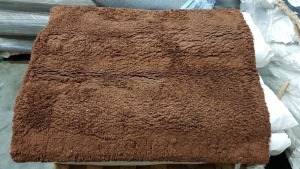 8 X BRAND NEW CHOCOLATE CLOUD SOFT SHAGGY RUG 120 X 170 CM
