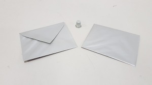 4300 X SILVER ENVELOPES
