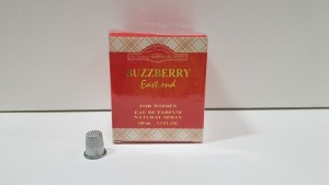 48 X BRAND NEW BOXED DESIGNER FRENCH COLLECTION BUZZBERRY EAST END FOR WOMEN EAU DE PARFUM - IN ONE BOX