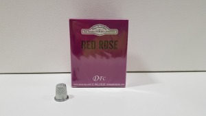 48 X BRAND NEW BOXED DESIGNER FRENCH COLLECTION 80ML RED ROSE EAU DE PARFUM POUR FEMME - IN ONE BOX