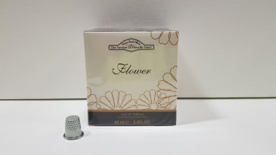 48 X BRAND NEW BOXED DESIGNER FRENCH COLLECTION 85ML FLOWER EAU DE PARFUM NATURAL SPRAY - IN ONE BOX