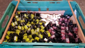 APPROX 500 PIECE BRAND NEW ASSORTED TRAY OF BRANDED NAIL POLISH IN VARIOUS COLOURS. - APPROX TRRP £1,000.00 (TRAY NOT INCLUDED)