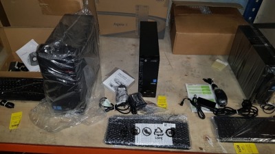 COMPUTER LOT CONTAINING ACER ASPIRE XC-704 PC, ACER KEYBOARD AND MOUSE, ALL WIRES - BOXES INCLUDED (PLEASE NOT THIS ITEM IS RETURNED)