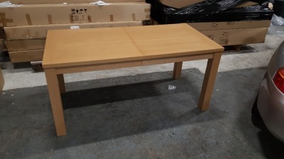 2 X BRAND NEW EXTENDING DINING TABLES 160-200CM