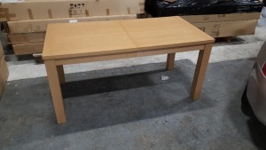 2 X BRAND NEW EXTENDING DINING TABLES 160-200CM