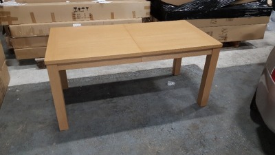 2 X BRAND NEW EXTENDING DINING TABLES 160-200CM