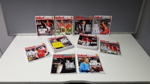 COMPLETE COLLECTION OF MANCHESTER UNITED HOME GAME PROGRAMMES FROM THE 2008/09 SEASON. FROM ISSUE 1 - 31 IN N/M CONDITION (PREMIER LEAGUE CHAMPIONS)