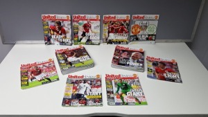 COMPLETE COLLECTION OF MANCHESTER UNITED HOME GAME PROGRAMMES FROM THE 2006/07 SEASON. FROM ISSUE 1 - 30 IN N/M CONDITION (PREMIER LEAGUE CHAMPIONS) TO INCLUDE - MAN U VS ROMA