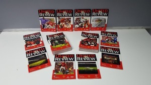 COMPLETE COLLECTION OF MANCHESTER UNITED PROGRAMMES FROM THE 2000/01 SEASON. FROM ISSUE 1 - 27 IN N/M CONDITION (PREMIER LEAGUE CHAMPIONS)