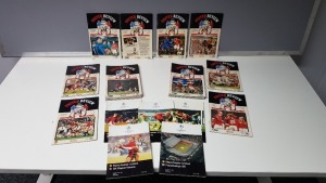 COMPLETE COLLECTION OF MANCHESTER UNITED HOME GAME PROGRAMMES FROM THE 1996/1997 SEASON. FROM ISSUE 1 - 23 IN NEAR MINT CONDITION (PREMIER LEAGUE CHAMPIONS) PLUS CANTONA'S LAST GAME AGAINST WEST HAM