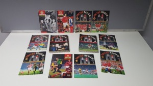COMPLETE COLLECTION OF MANCHESTER UNITED HOME GAME PROGRAMMES FROM THE 1993/1994 SEASON. RANGING FROM ISSUE 1 - 28 IN NEAR MINT CONDITION (PREMIER LEAGUE CHAMPIONS)