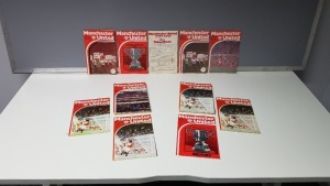 COMPLETE COLLECTION OF MANCHESTER UNITED HOME GAME PROGRAMMES FROM THE 1978/1979 SEASON. RANGING FROM ISSUE 1 - 26 IN VERY GOOD CONDITION (BLANK & USED TOKEN SHEET) SPECIAL MOMENT - MARTIN BUCHAN LAST MINUTE LONG RANGE STRIKE TO EQUILIZE AT HOME TO EVERTO
