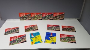 COMPLETE COLLECTION OF MANCHESTER UNITED HOME GAME PROGRAMMES FROM THE 1977/1978 SEASON. RANGING FROM ISSUE 1 - 25 IN VERY GOOD CONDITION (TOKEN MISSING) TO INCLUDE - MAN UTD VS PORTO 5:6 ON AGGREGATE AFTER 4:0 AWAY LOSS DUE TO UNITED PLAYERS SUFFERING WI