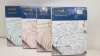 25 X ESSENTIAL COLOROLL DOUBLE DUVET SETS IN VARIOUS STYLES IE BLUE FLORAL, PINK FLORAL, BLUE STRIPED AND BEIGE WITH WHITE STRIPED BEDDING ALL INCLUDE 2 PILLOW CASES